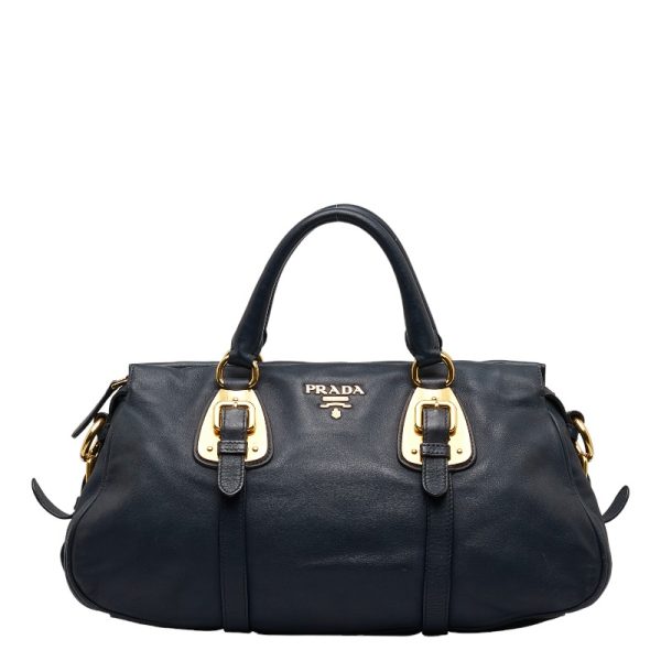 1 0122773 1 Prada Handbag Shoulder Bag Leather