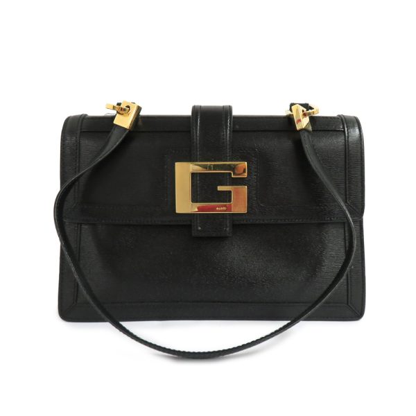 1 Gucci G Logo Shoulder Bag Black