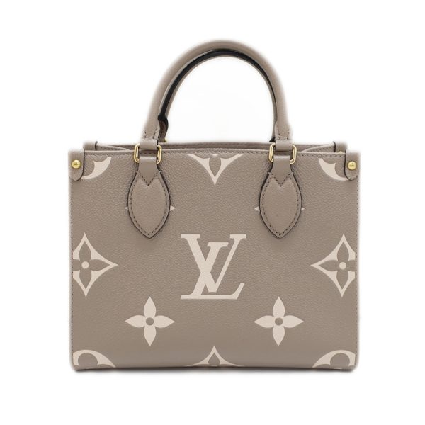 1 Louis Vuitton On the Go PM Bicolor Empreinte Tourtrail Crème