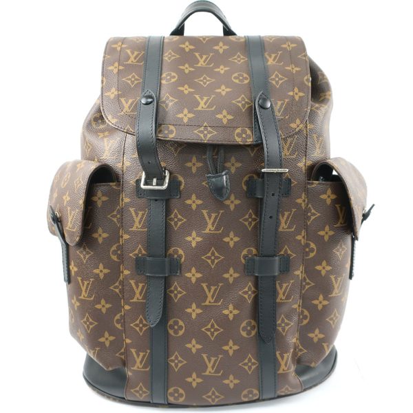 1 Louis Vuitton Christopher MM Rucksack Backpack Macassar Brown