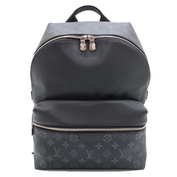 1 Louis Vuitton Discovery Backpack Rucksack Eclipse Taiga Noir Black