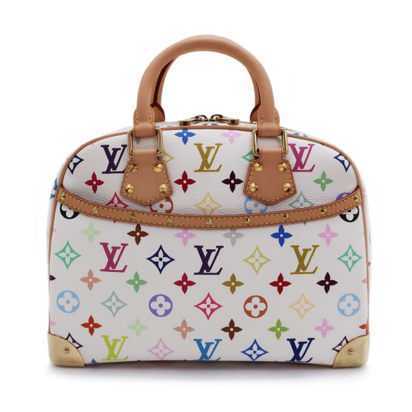 1 Louis Vuitton Multi Trouville Bronne Gold hardware White