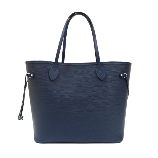 1 Louis Vuitton Epi Neverfull MM Andigo Blue Tote Bag