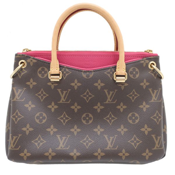 1 Louis Vuitton Pallas BB Rose Rich Monogram Red