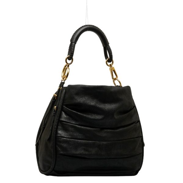 1 Dior Shoulder Bag Black Leather