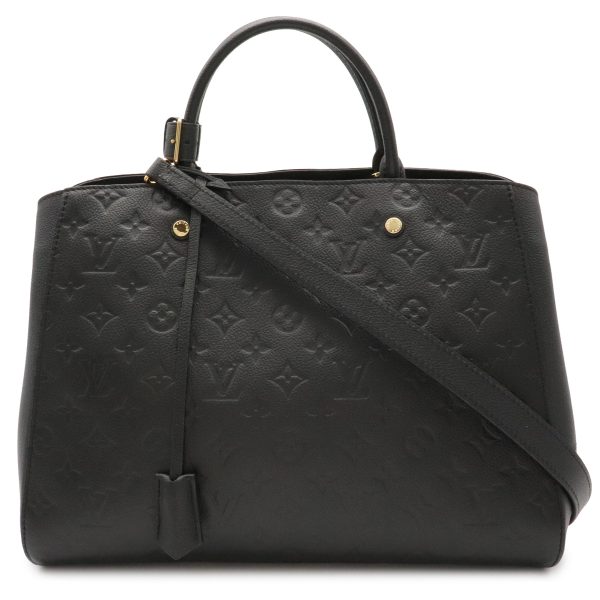 1 Louis Vuitton Monogram Emprene Montaigne GM Noir