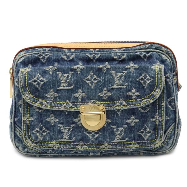 1 Louis Vuitton Denim Bum Bag Waist Bag Body Bag Blue