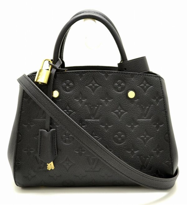 1 Louis Vuitton Empreinte Montaigne BB Crossbody Noir Black