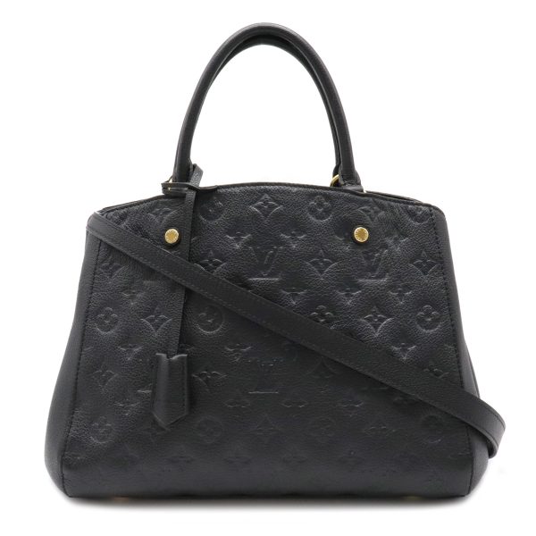 1 Louis Vuitton Empreinte Montaigne MM Noir Black