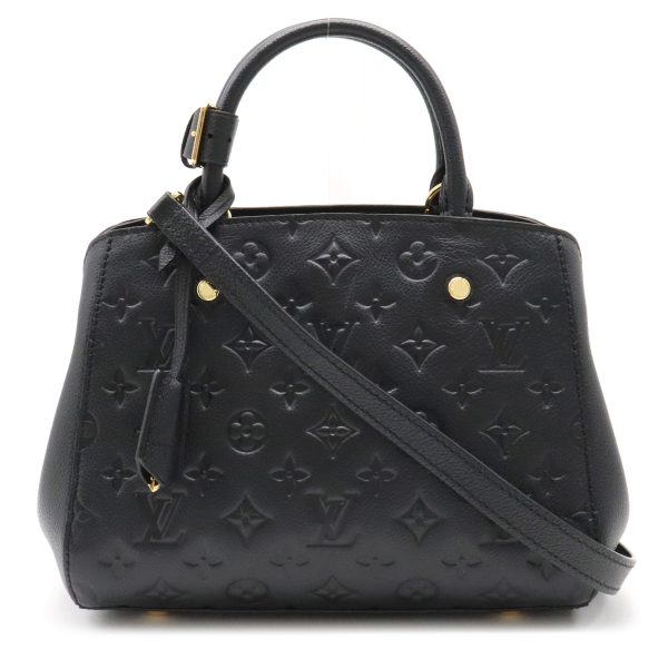 1 Louis Vuitton Empreinte Montaigne BB Mini Bag Noir Black