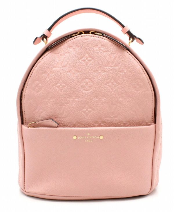 1 Louis Vuitton Empreinte Backpack Rucksack Rose Poudre Pink