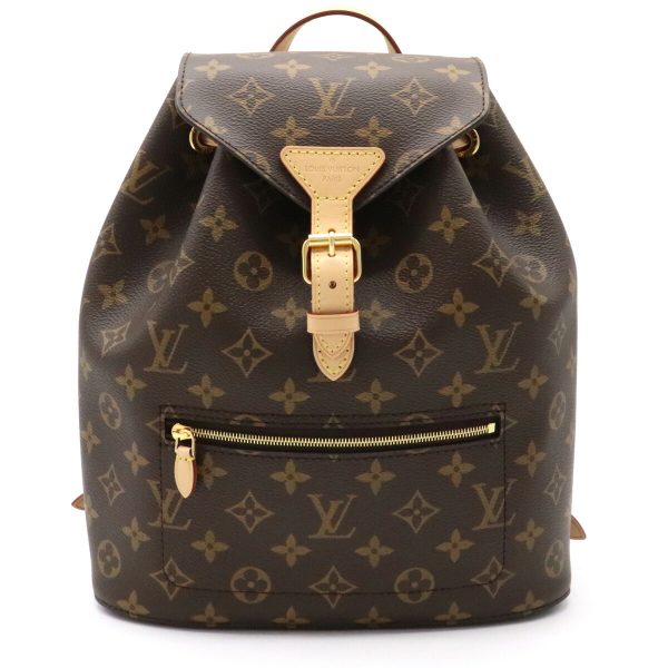 1 Louis Vuitton Monogram Montsouris MM Rucksack Brown