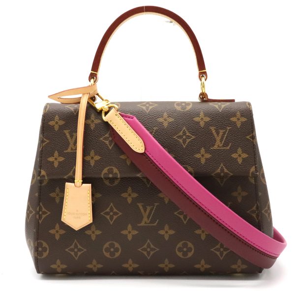 1 Louis Vuitton Monogram Cluny BB Handbag Rose Pink