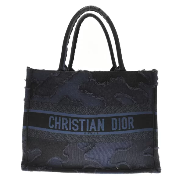 1 Dior Medium Book Toile De Jouy Handbag Tote Bag Navy