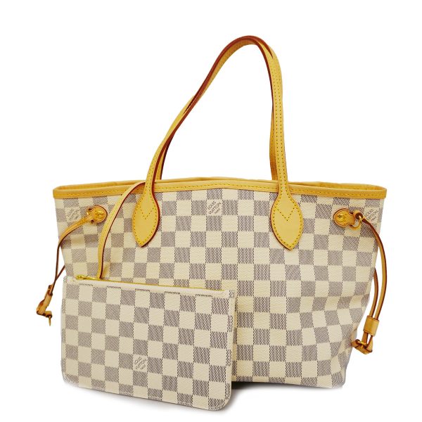 1 Louis Vuitton Tote Bag Damier Azur Neverfull PM