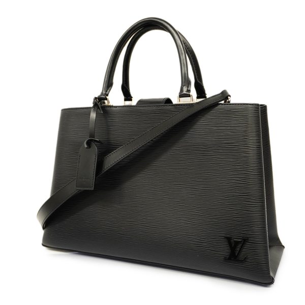 1 Louis Vuitton 2way Bag Epi Kleber MM Noir Black