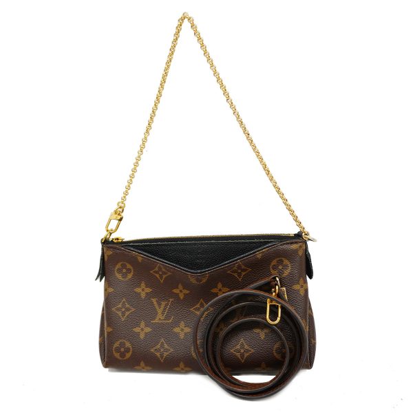 1 Louis Vuitton 2WAY Bag Monogram Para Clutch Noir