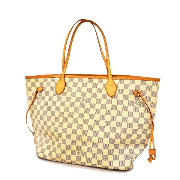 1 Louis Vuitton Tote Bag Damier Azur Neverfull MM