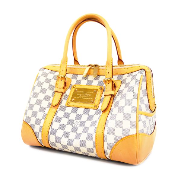 1 Louis Vuitton Handbag Damier Azur Berkeley