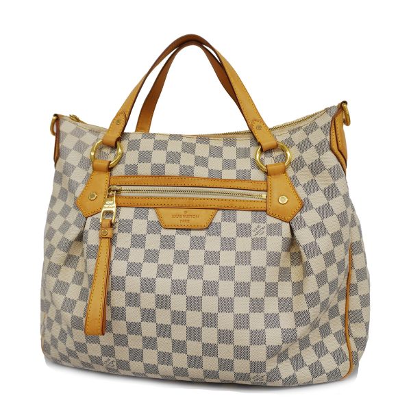 1 Louis Vuitton Tote Bag Damier Azur Evora MM Beige