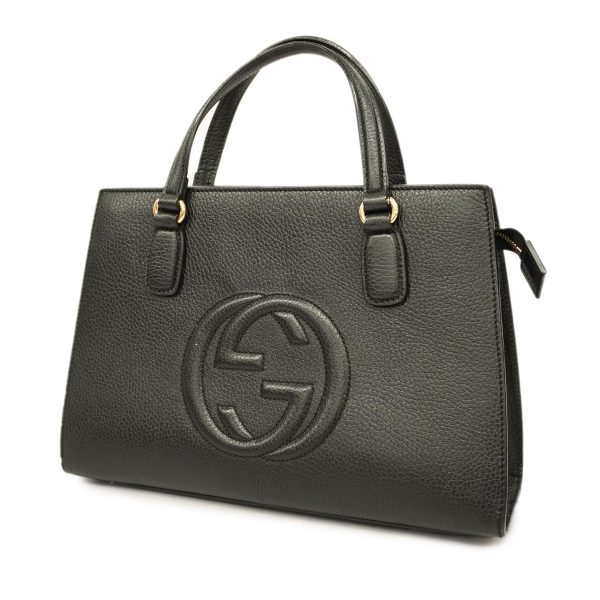 1 Gucci Handbag Soho Leather Black