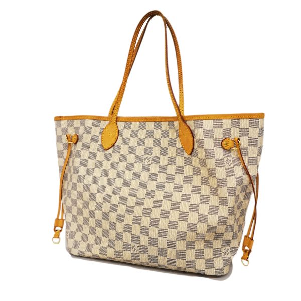 1 Louis Vuitton Tote Bag Damier Azur Neverfull MM