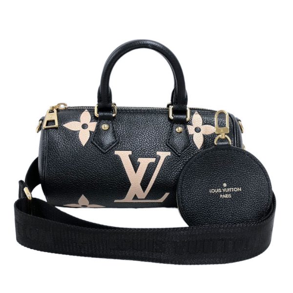 1 Louis Vuitton Papillon BB Black Beige