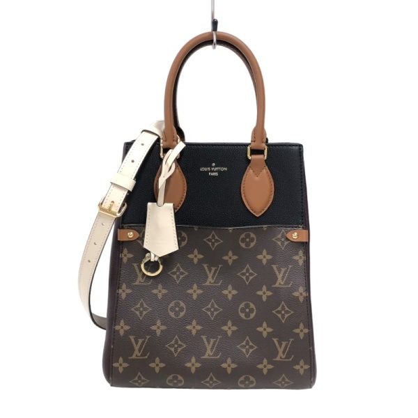 1 Louis Vuitton Fold Tote Bag MM Monogram Handbag