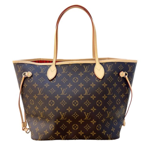 1 Louis Vuitton Neverfull MM Monogram Sleaze Handbag