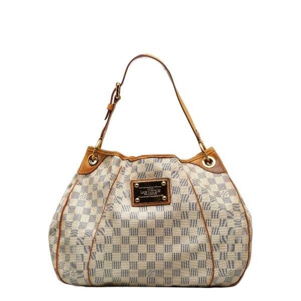 1 Louis Vuitton Damier Azur Galliera PM White