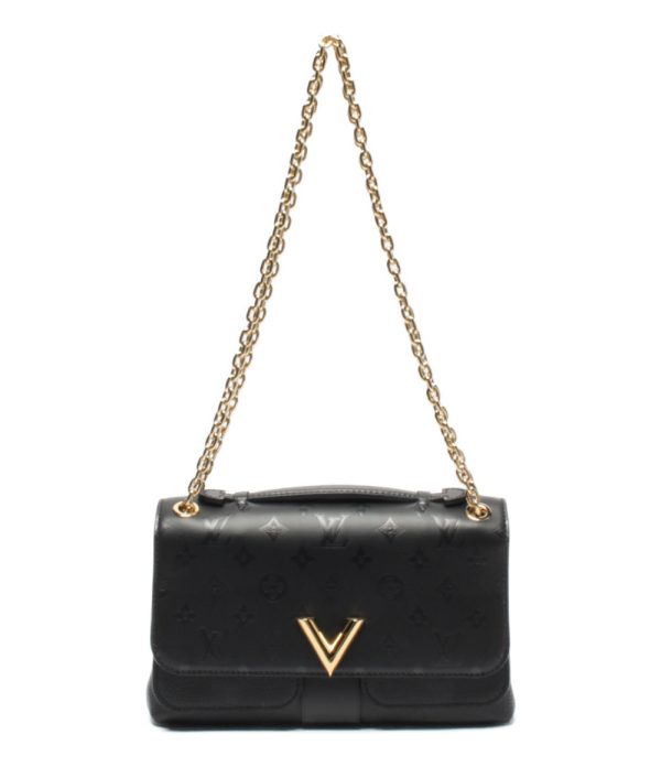 1 Louis Vuitton Chain Shoulder Bag Very Noir