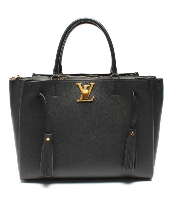 1 Louis Vuitton Calfskin Leather Handbag Lockmeto