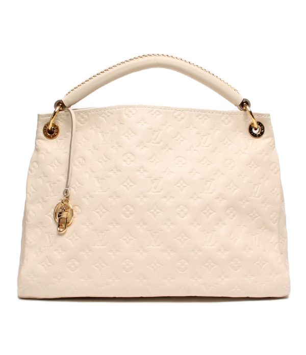 1 Louis Vuitton Shoulder Bag Artsy MM Empreinte Leather White