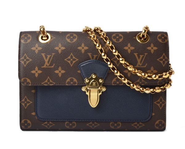 1 Louis Vuitton Monogram Victoire Chain Shoulder Bag Black