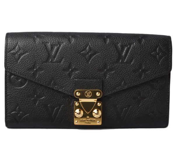 1 Louis Vuitton Wallet Monogram Empreinte Portefeuille Noir Black