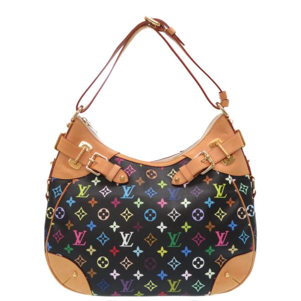 1 Louis Vuitton Monogram Multicolor Greta Shoulder Bag Noir Black