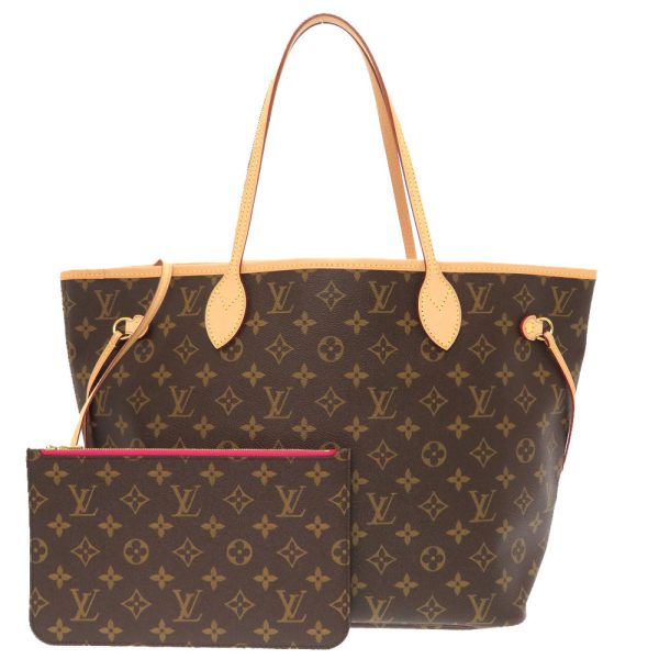 1 Louis Vuitton Monogram Neverfull MM Pivoine