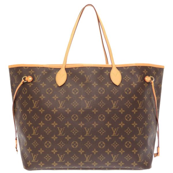 1 Louis Vuitton New Neverfull GM Monogram Tote Bag Brown