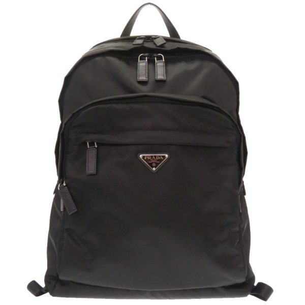 1 Prada Nylon Tessuto Montagn Rucksack Backpack Bag Black