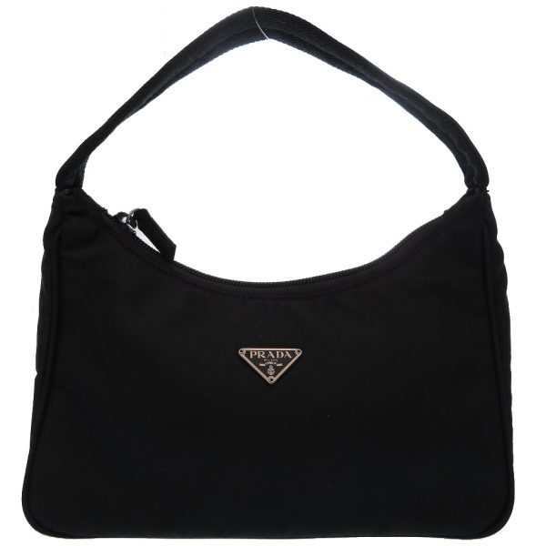 1 Prada Nylon Accessory Pouch Handbag Black