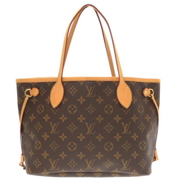 1 Louis Vuitton Monogram Neverfull PM Tote Bag Brown