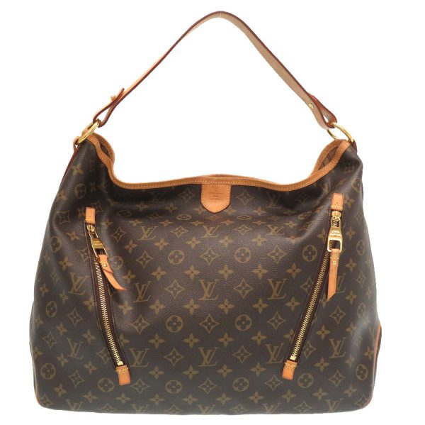 1 Louis Vuitton Monogram Delightful GM Tote Bag Brown