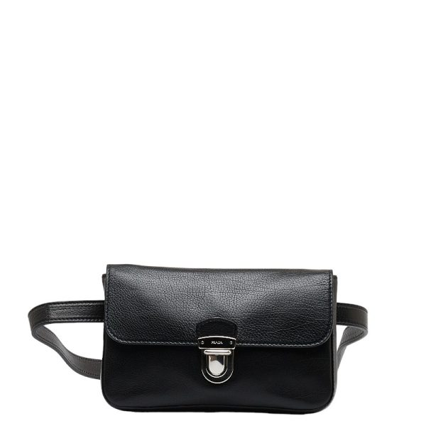 1 Prada Mini Waist Bag Body Bag Black