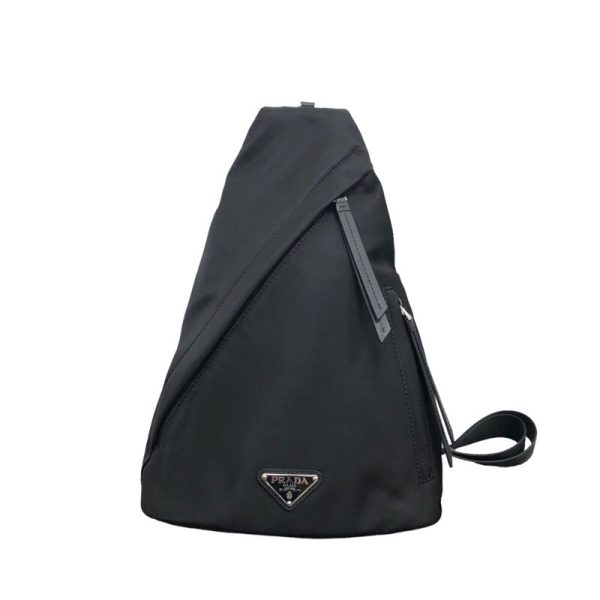 1 Prada Sling Bag Black Nylon Body Bag