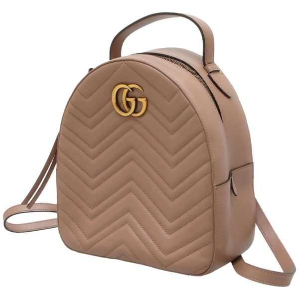 1 Gucci Backpack GG Marmont Pink