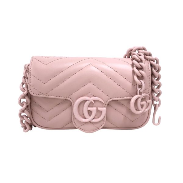 1 Gucci Gg Marmont Belt Bag Light Pink Leather