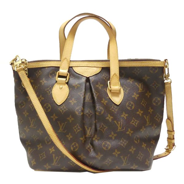 1 Louis Vuitton Monogram Palermo PM Handbag Shoulder Bag Brown