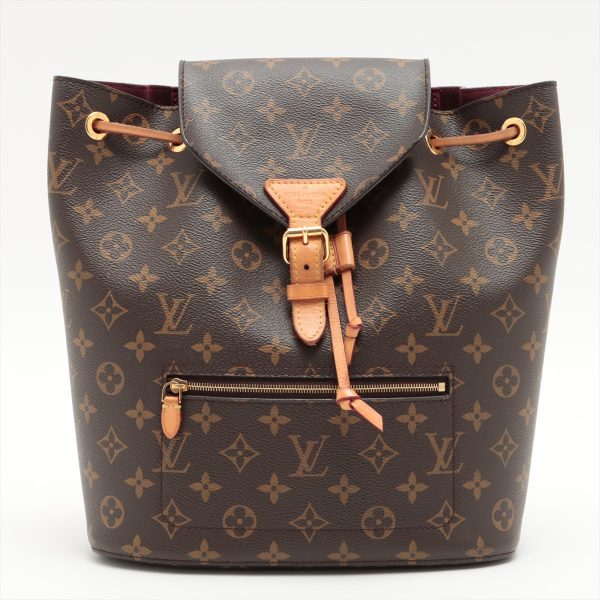 1 Louis Vuitton Monogram Montsouris Canvas Brown