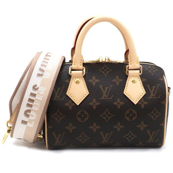 1 Louis Vuitton Speedy Bandouliere 20 Handbag Brown