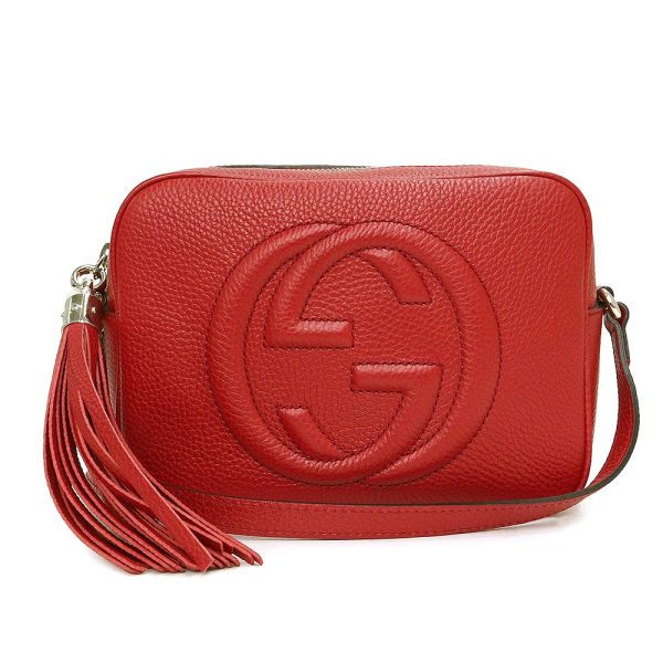 1 Gucci Soho Small Disco Bag Crossbody Red